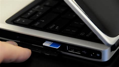 How to insert SIM card into HP Laptop .